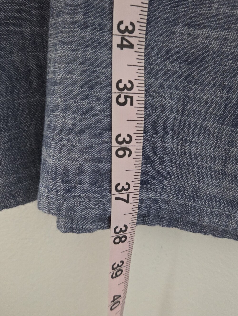 fresh produce XL Chambray Midi Dress - Blue - Picture 4 of 6